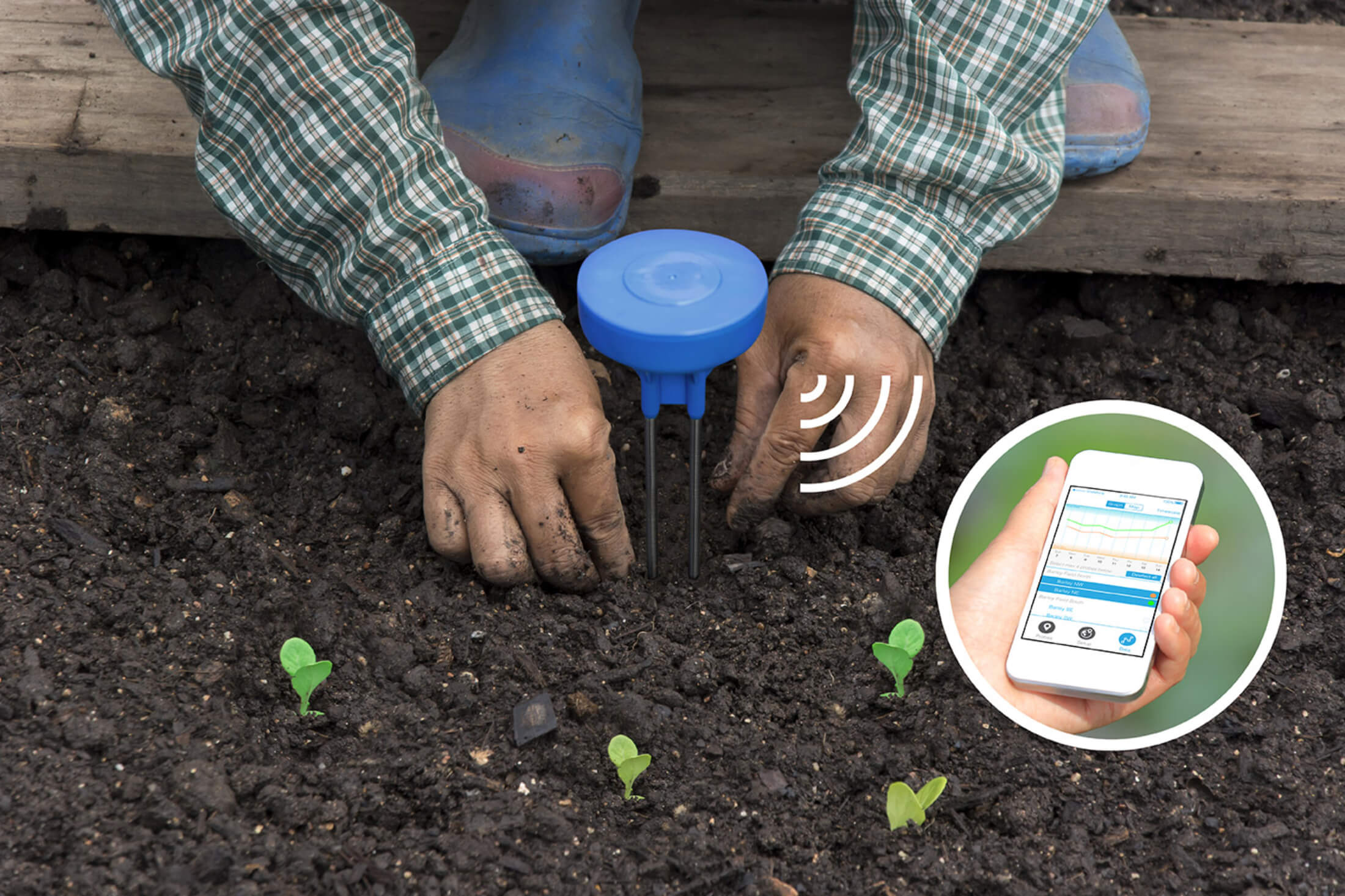 Wide Rollout of IoT Soil­Moisture Sensors in the Works