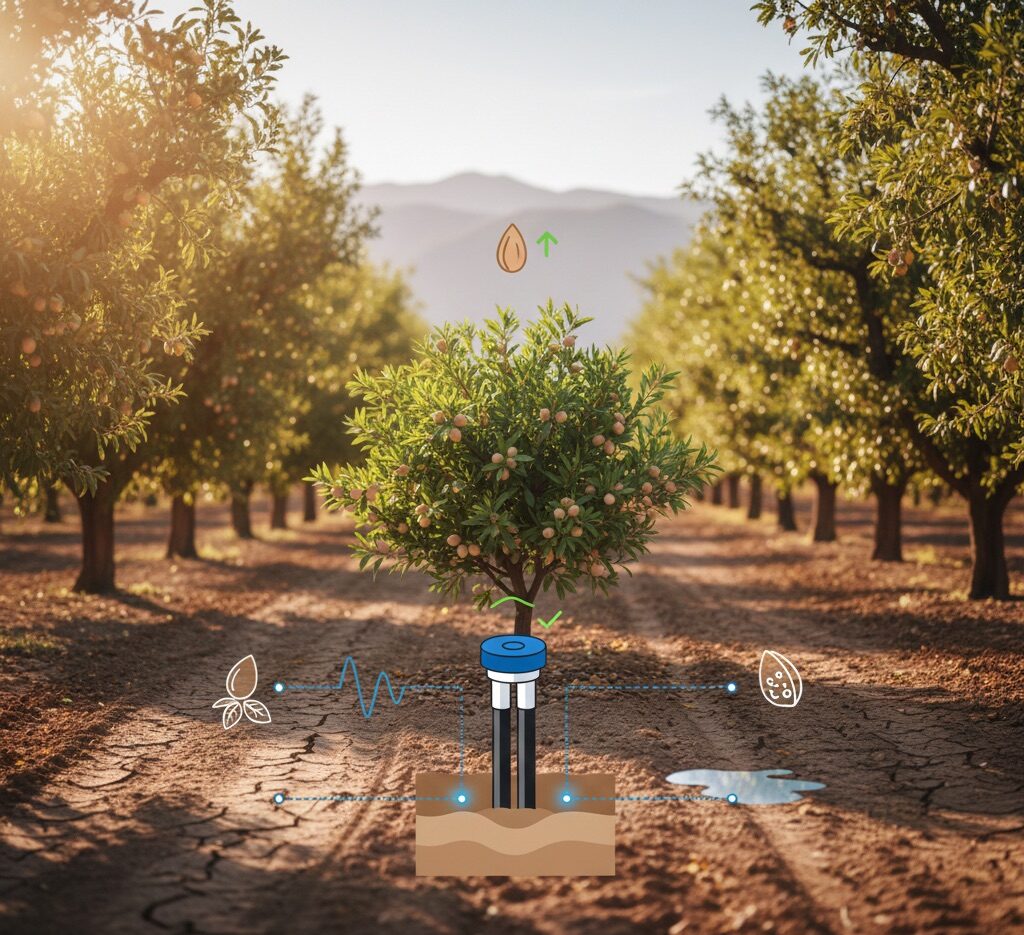 almond soil moisture